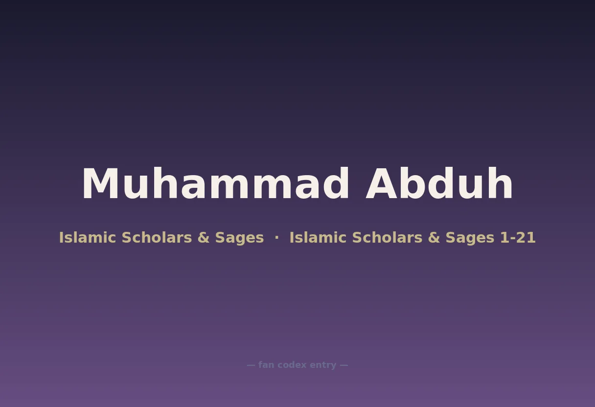 Muhammad Abduh